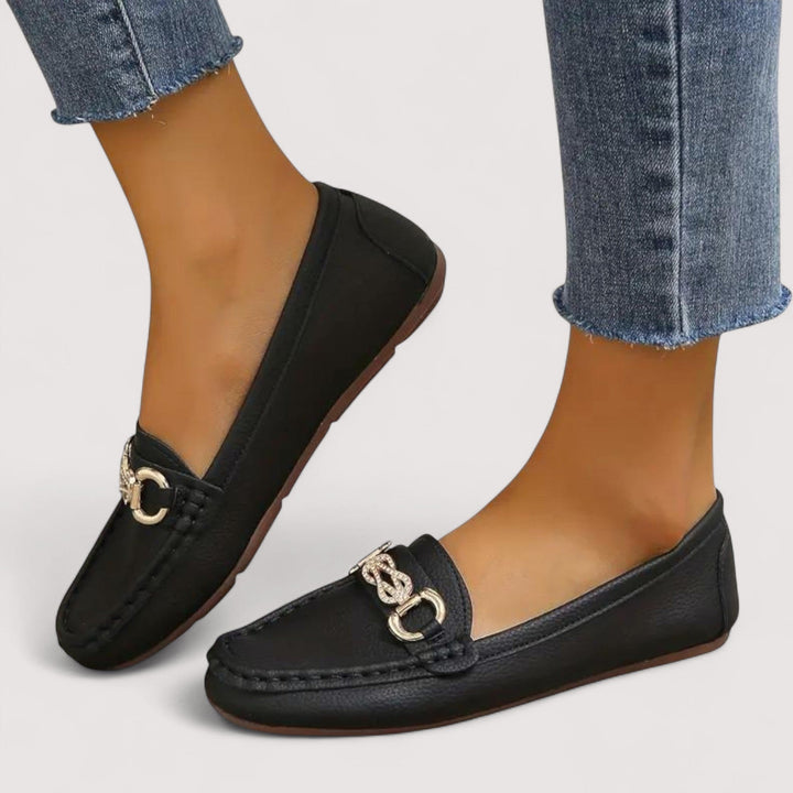 DELACROIX | Mocassins Souples Mors Doré Chloé