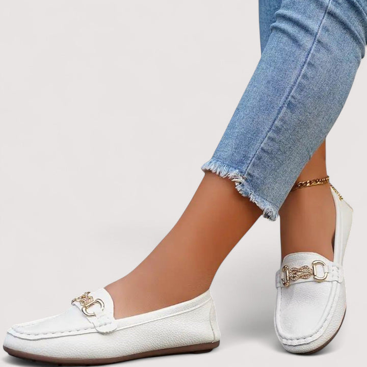 DELACROIX | Mocassins Souples Mors Doré Chloé