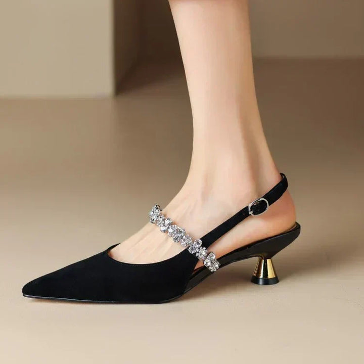 DELACROIX | Escarpins Slingback Cristal Pauline