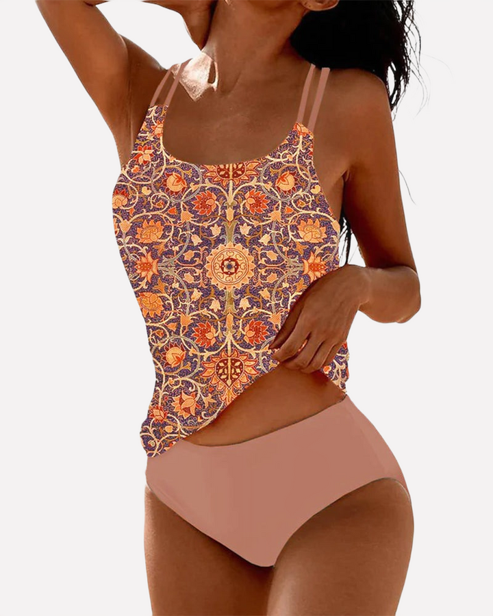 DELACROIX | Tankini Élégant Sculptant Amaya