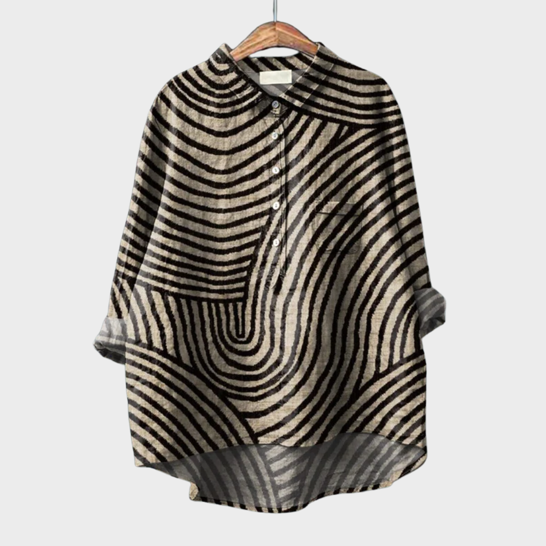 DELACROIX | Chemise Élégante à Motif Émilie (1+1 GRATUIT!)