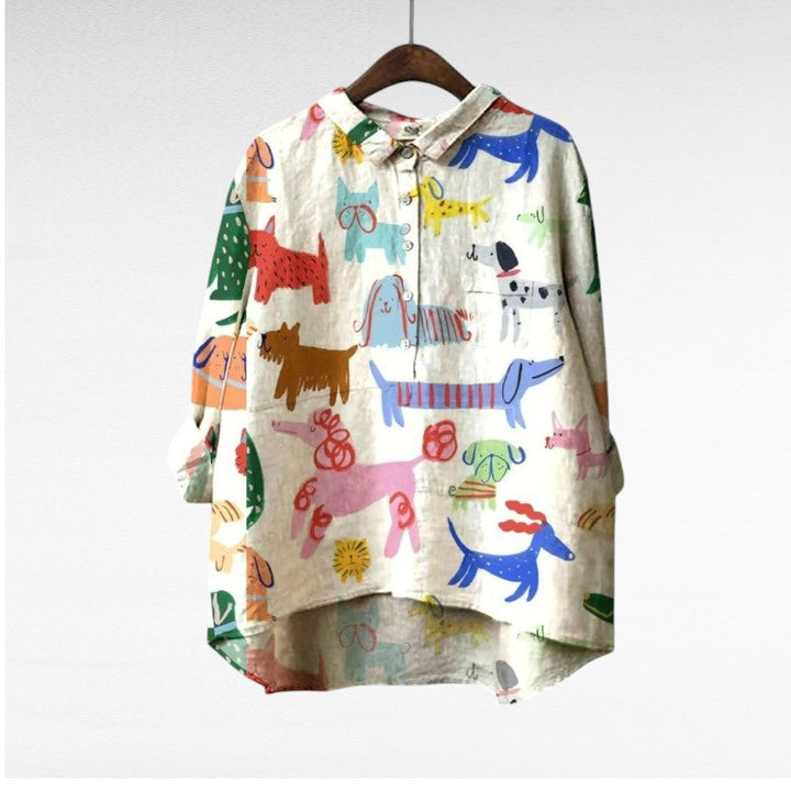 DELACROIX | Chemise Élégante à Motif Émilie (1+1 GRATUIT!)