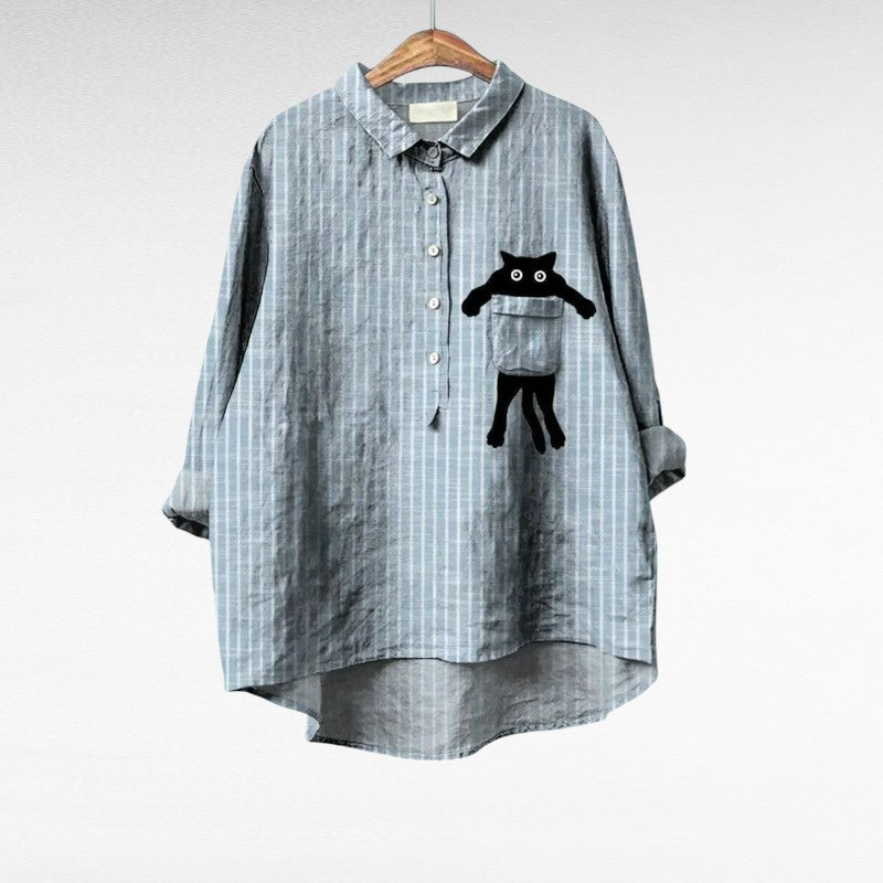 DELACROIX | Chemise Élégante à Motif Émilie (1+1 GRATUIT!)