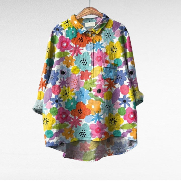 DELACROIX | Chemise Élégante à Motif Émilie (1+1 GRATUIT!)