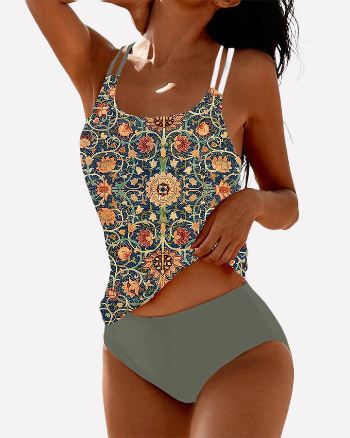 DELACROIX | Tankini Élégant Sculptant Amaya