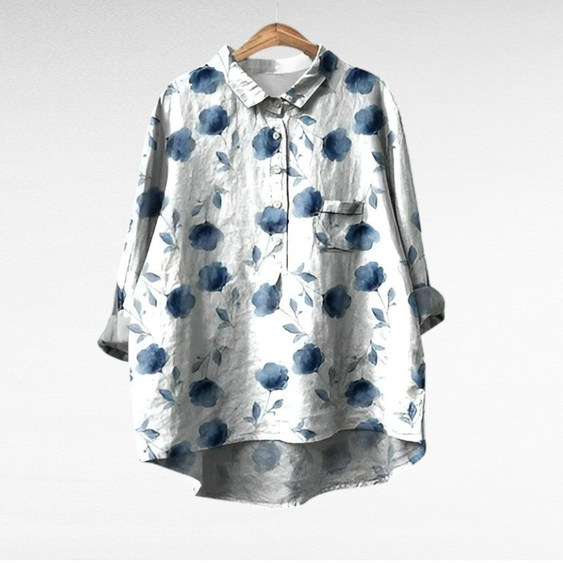 DELACROIX | Chemise Élégante à Motif Émilie (1+1 GRATUIT!)