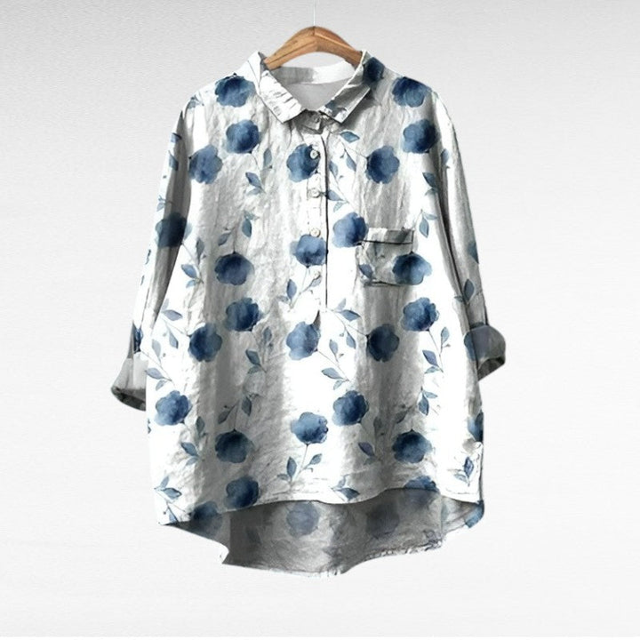 DELACROIX | Chemise Élégante à Motif Émilie (1+1 GRATUIT!)