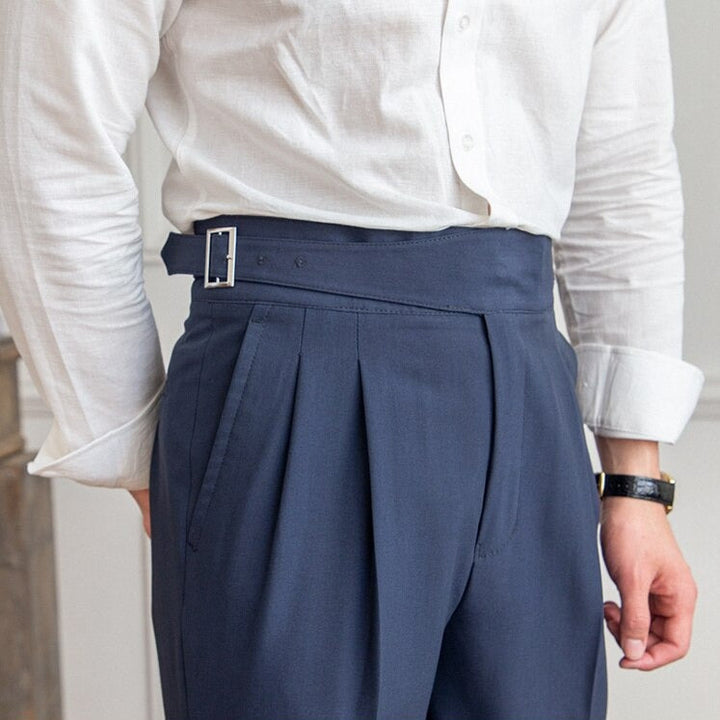 DELACROIX | Pantalon fluide taille haute élégant