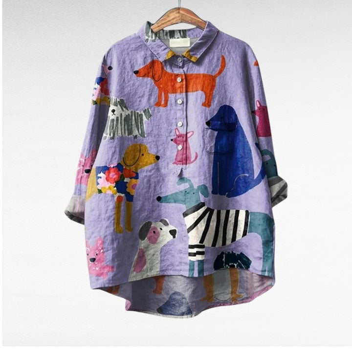 DELACROIX | Chemise Élégante à Motif Émilie (1+1 GRATUIT!)