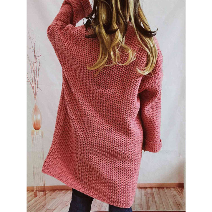DELACROIX | Cardigan Long Maille Épaisse Lucie