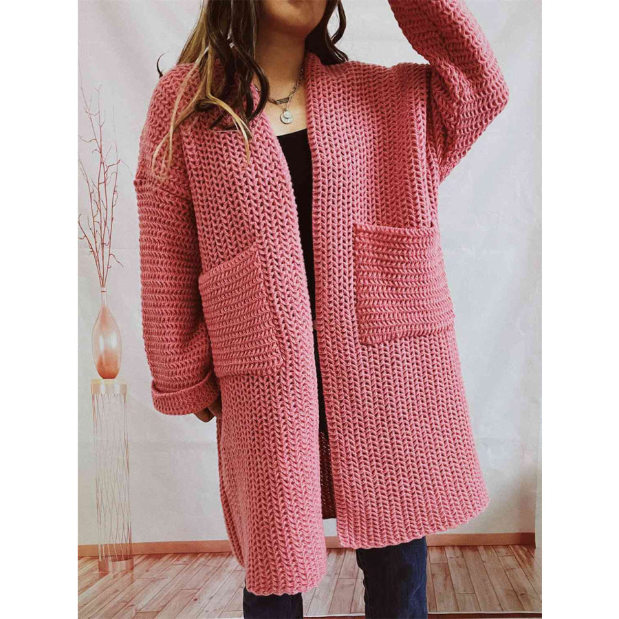 DELACROIX | Cardigan Long Maille Épaisse Lucie