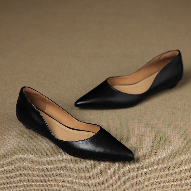 DELACROIX | Ballerines Pointues en Cuir Marie