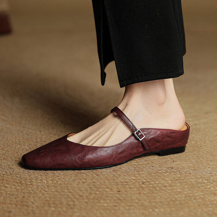 DELACROIX | Mules Babies en Cuir Souple Solange