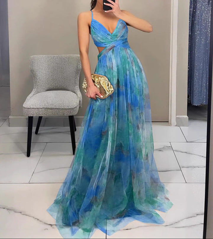 DELACROIX | Robe Maxi Élégance Florale