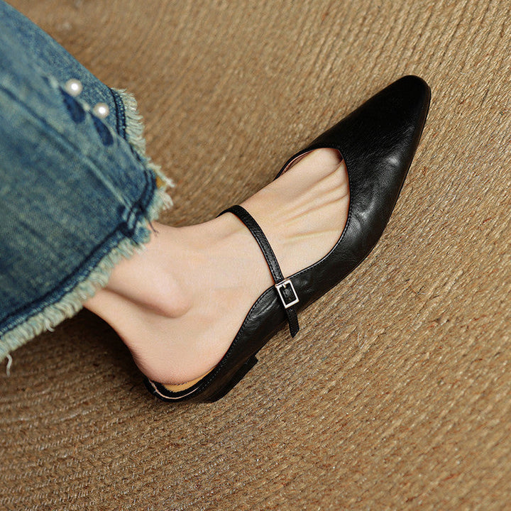 DELACROIX | Mules Babies en Cuir Souple Solange
