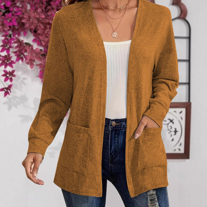 2026 Autumn New European and American Cross-Border Fashionable and Stylish Plus Size Women's Long-Sleeve Knitted Jacket Top