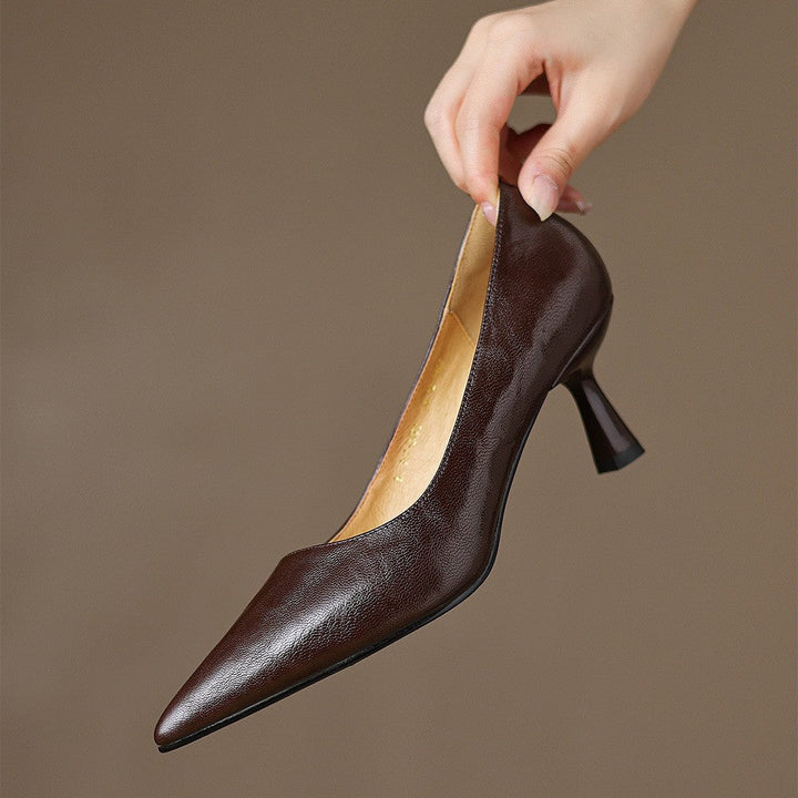 DELACROIX | Escarpins Fins en Cuir Lucie