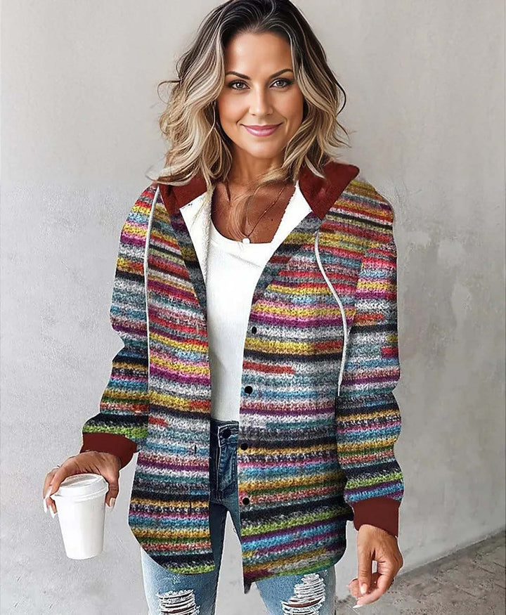 2025 European and American Casual Style Aliexpress Amazon Hot-Selling Women's Casual Versatile Large Plaid Jacket Autumn and Winter New Style