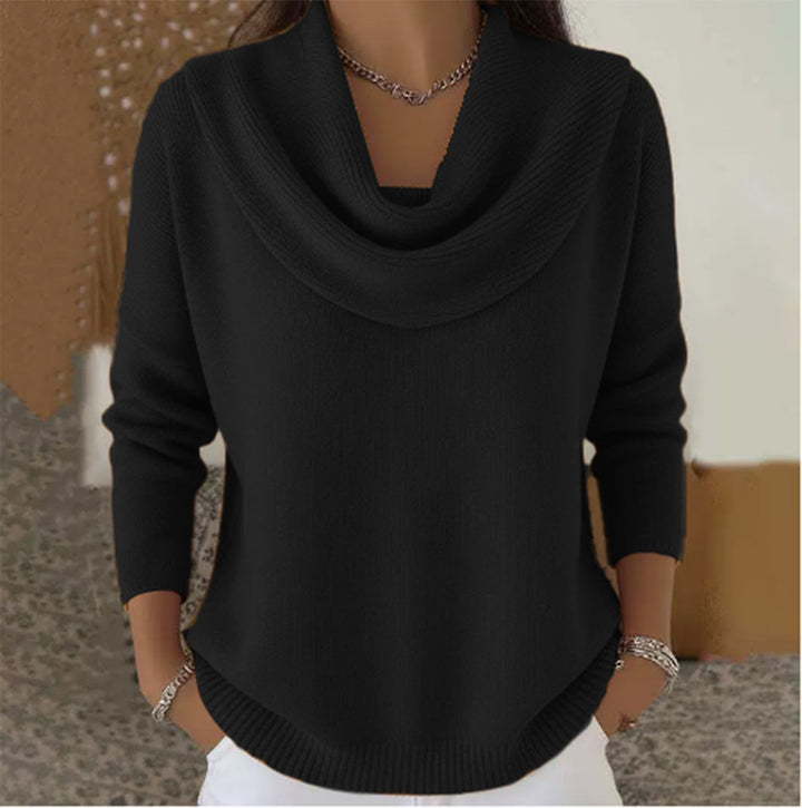 DELACROIX | Pull Col Bénitier Drapé Christine
