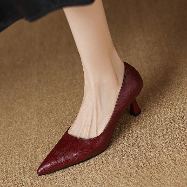 DELACROIX | Escarpins Fins en Cuir Lucie