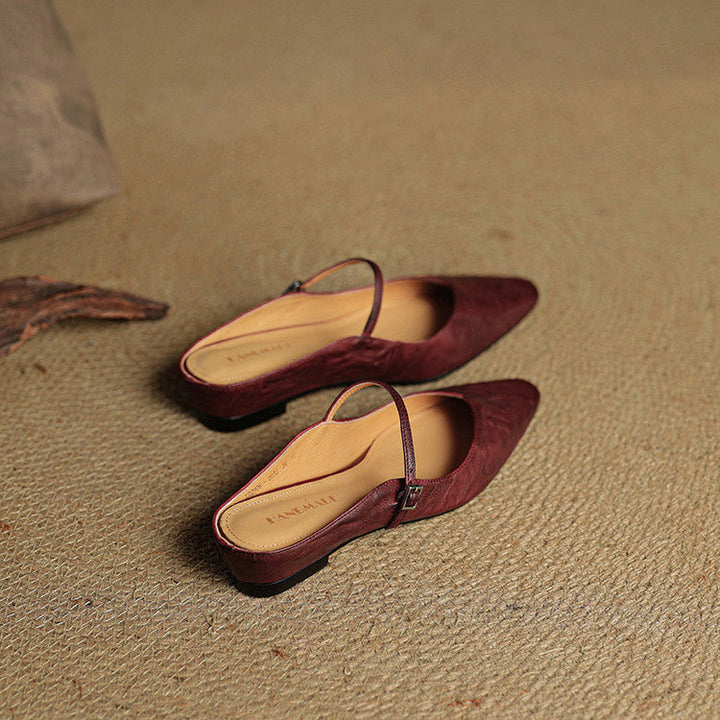 DELACROIX | Mules Babies en Cuir Souple Solange