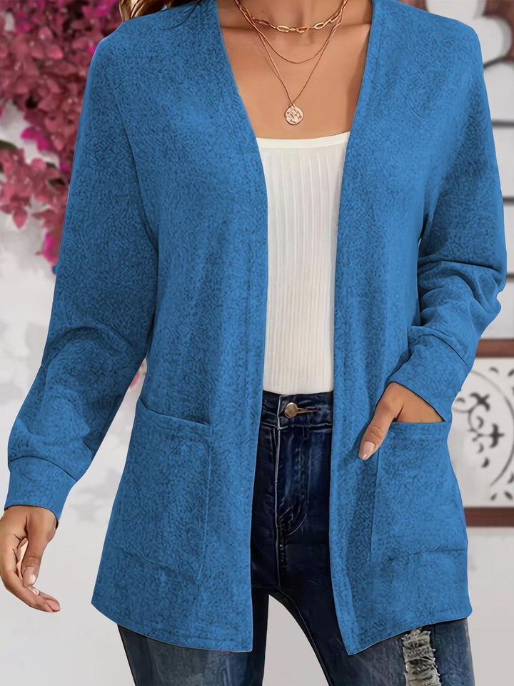 2026 Autumn New European and American Cross-Border Fashionable and Stylish Plus Size Women's Long-Sleeve Knitted Jacket Top