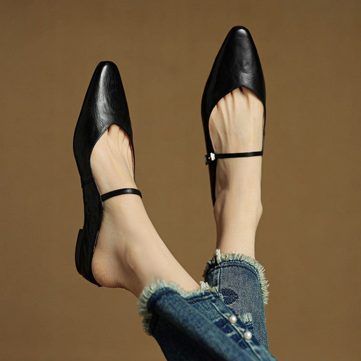 DELACROIX | Mules Babies en Cuir Souple Solange