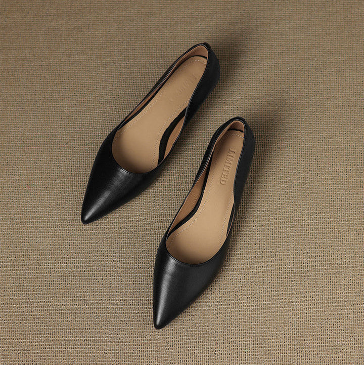 DELACROIX | Ballerines Pointues en Cuir Marie