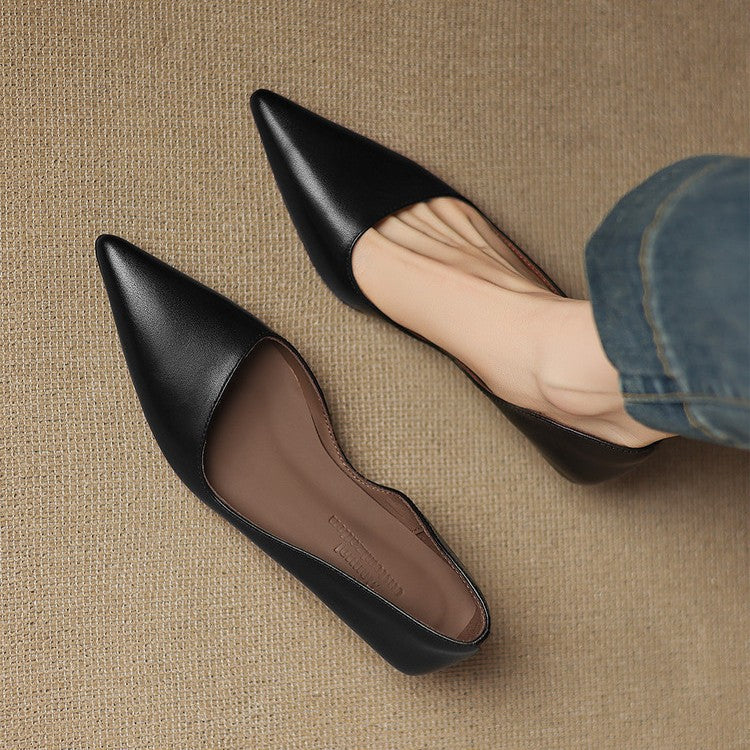 DELACROIX | Escarpins Kitten Heel en Cuir Manon
