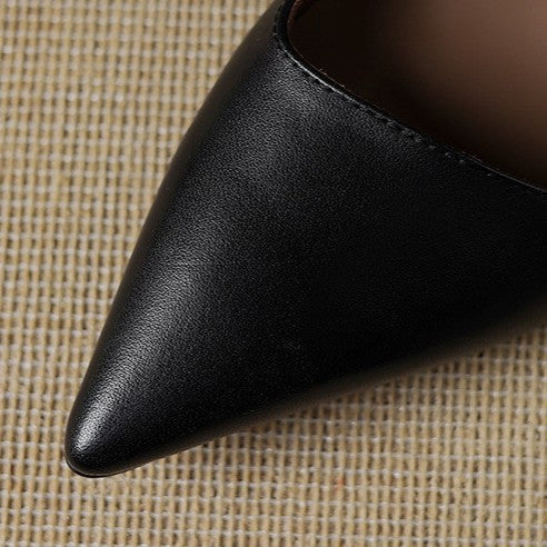 DELACROIX | Escarpins Kitten Heel en Cuir Manon