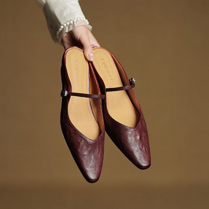 DELACROIX | Mules Babies en Cuir Souple Solange