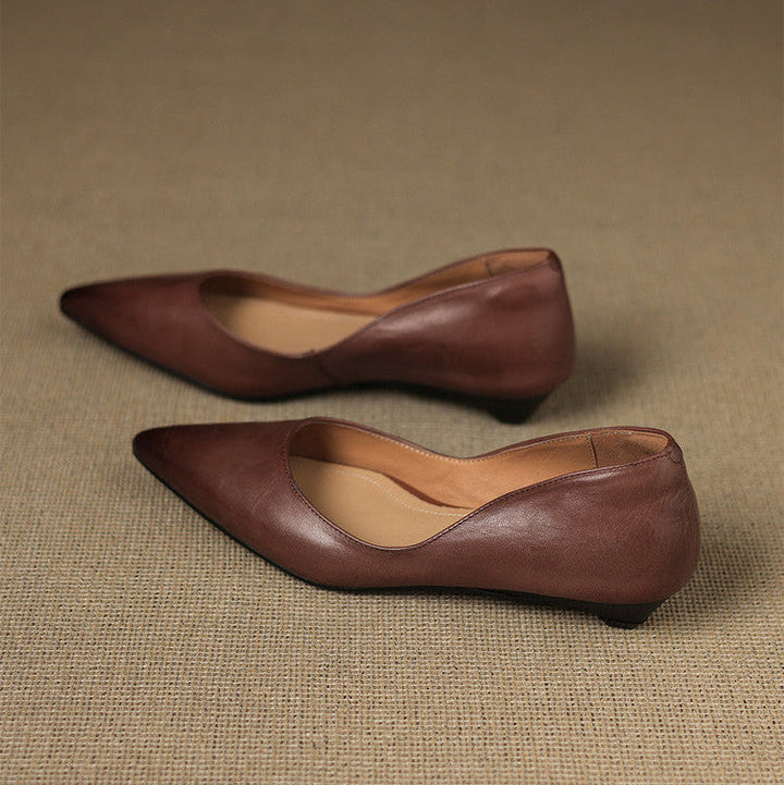 DELACROIX | Ballerines Pointues en Cuir Marie