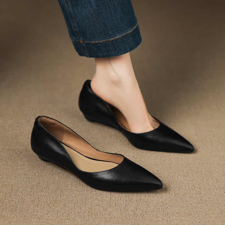 DELACROIX | Ballerines Pointues en Cuir Marie