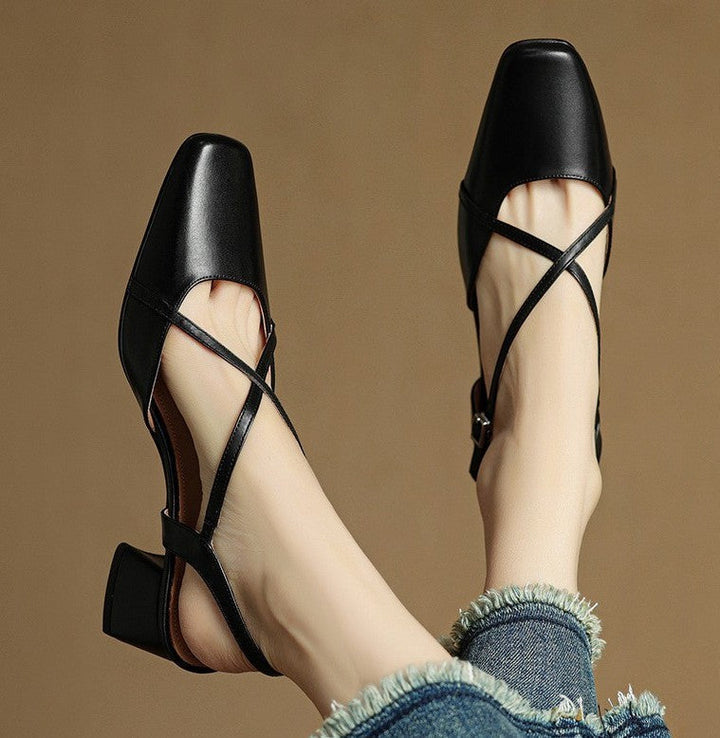 DELACROIX | Escarpins Slingback à Brides Croisées Chloé