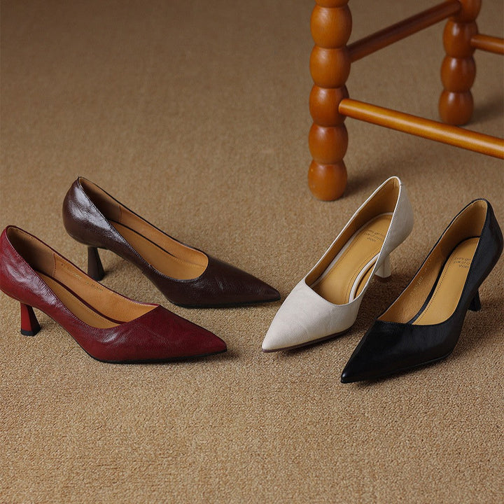 DELACROIX | Escarpins Fins en Cuir Lucie
