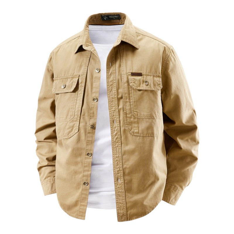 DELACROIX | CHEMISE UTILITAIRE À MANCHES LONGUES POUR HOMME