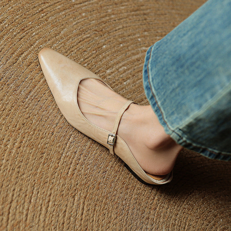 DELACROIX | Mules Babies en Cuir Souple Solange