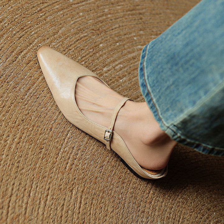 DELACROIX | Mules Babies en Cuir Souple Solange