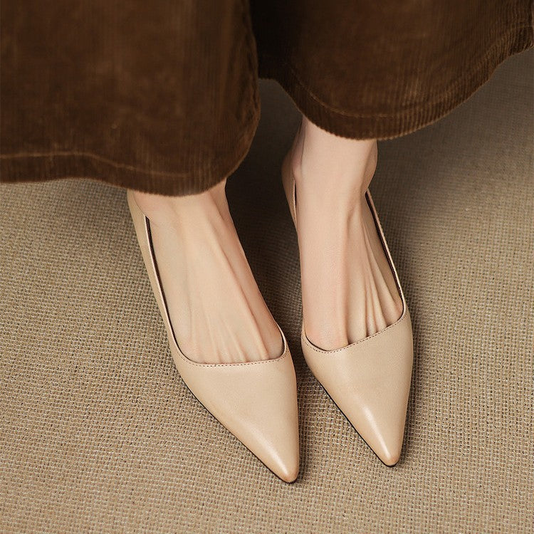 DELACROIX | Escarpins Kitten Heel en Cuir Manon