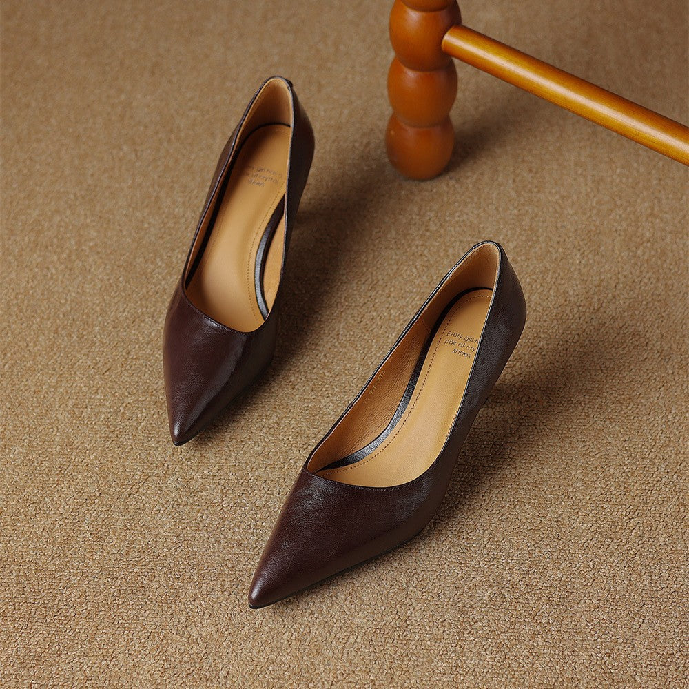 DELACROIX | Escarpins Fins en Cuir Lucie