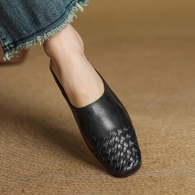 DELACROIX | Mules Classiques à Petit Talon Geneviève