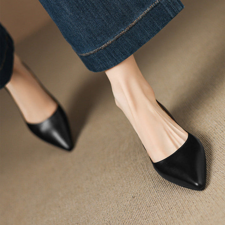 DELACROIX | Ballerines Pointues en Cuir Marie