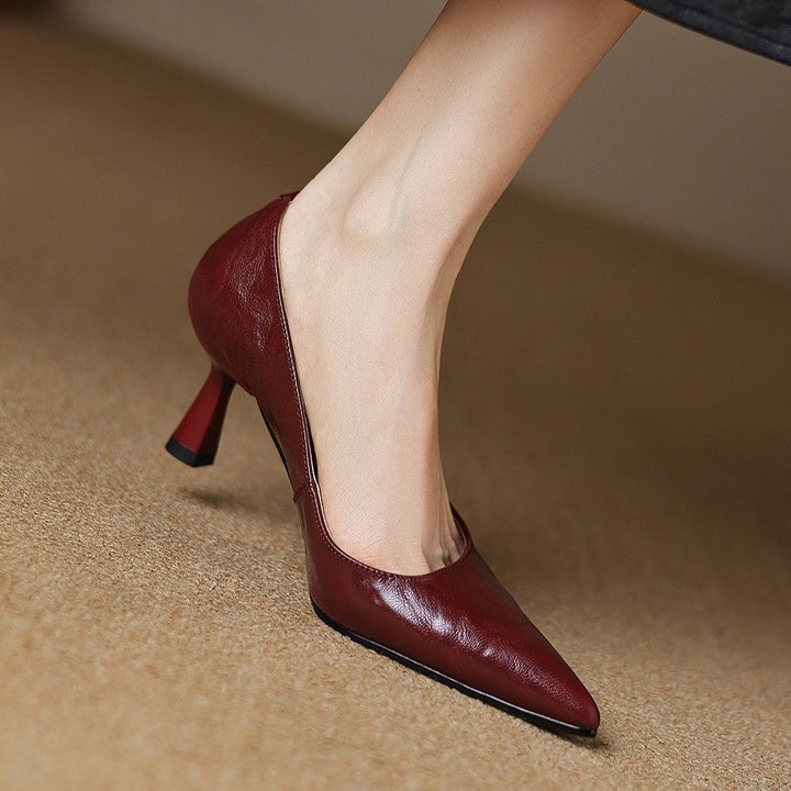 DELACROIX | Escarpins Fins en Cuir Lucie