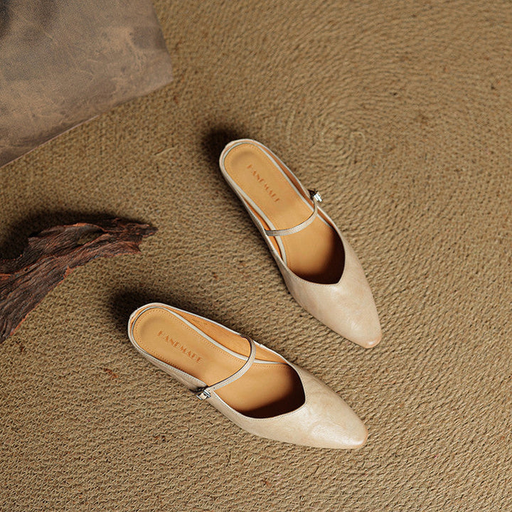 DELACROIX | Mules Babies en Cuir Souple Solange