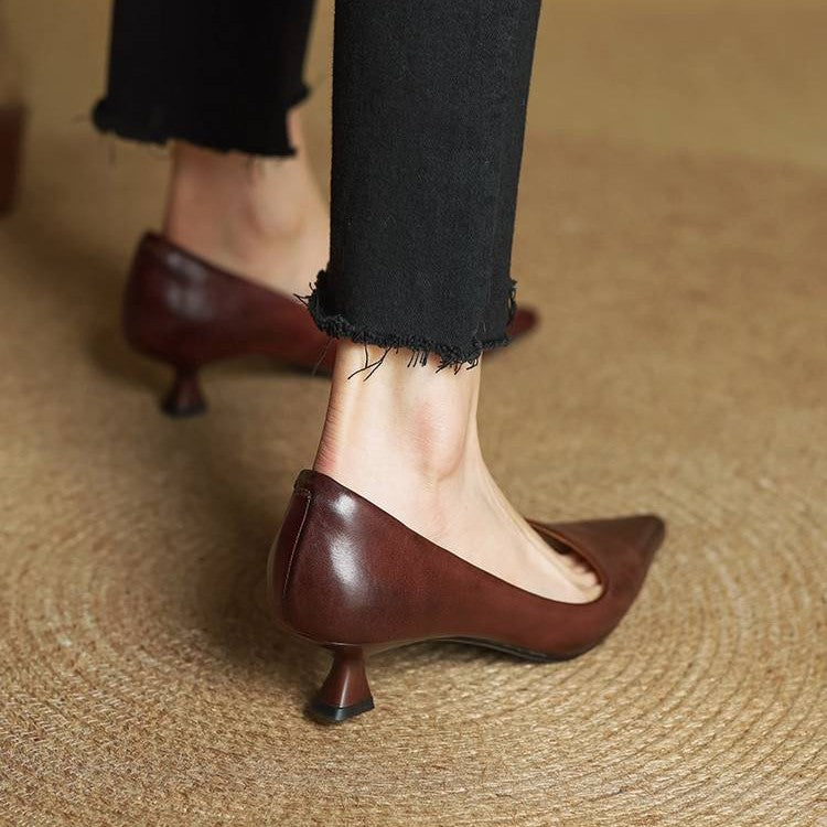 DELACROIX | Escarpins Pointus Petit Talon Charlotte