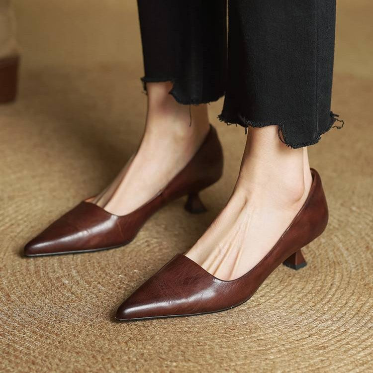 DELACROIX | Escarpins Pointus Petit Talon Charlotte