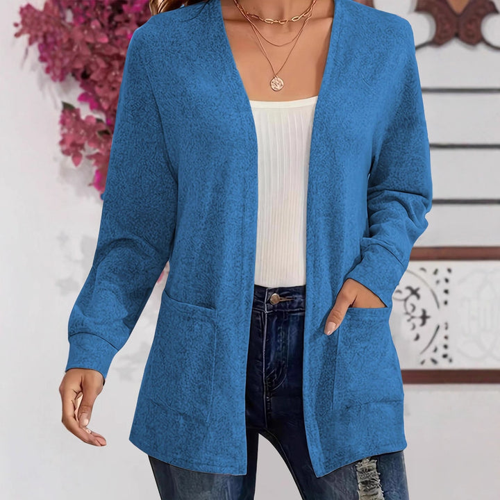 2026 Autumn New European and American Cross-Border Fashionable and Stylish Plus Size Women's Long-Sleeve Knitted Jacket Top