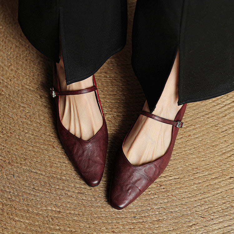 DELACROIX | Mules Babies en Cuir Souple Solange