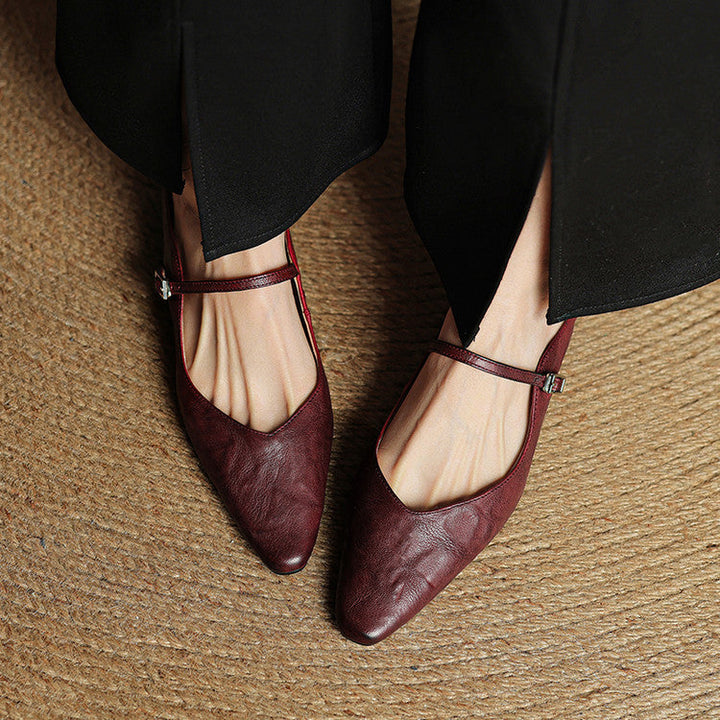 DELACROIX | Mules Babies en Cuir Souple Solange
