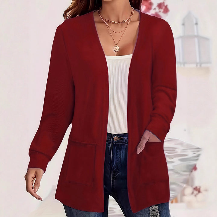 2026 Autumn New European and American Cross-Border Fashionable and Stylish Plus Size Women's Long-Sleeve Knitted Jacket Top